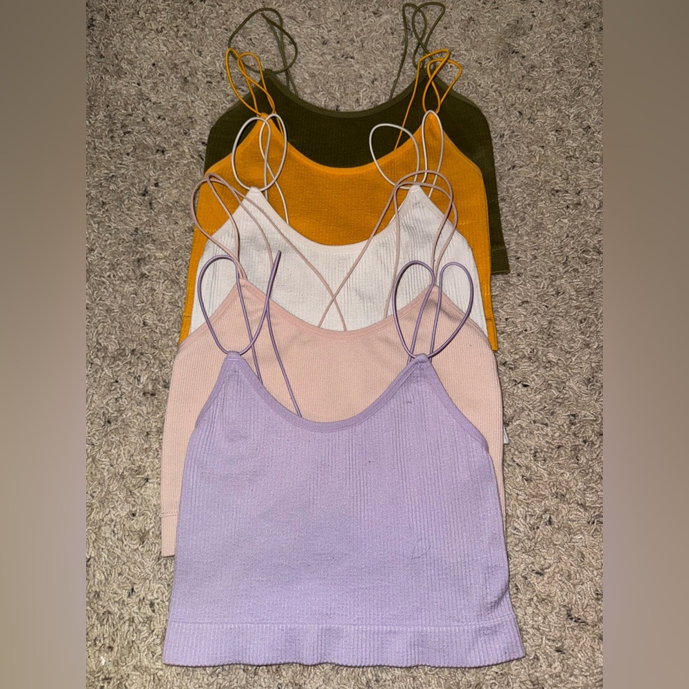 Women’s Ribbed Tank Tops - Gilly Hicks & Forever 21